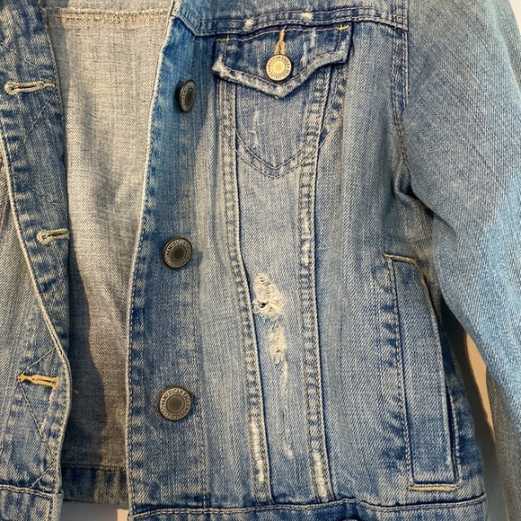 American Eagle distressed denim jacket - Picture 3 of 4